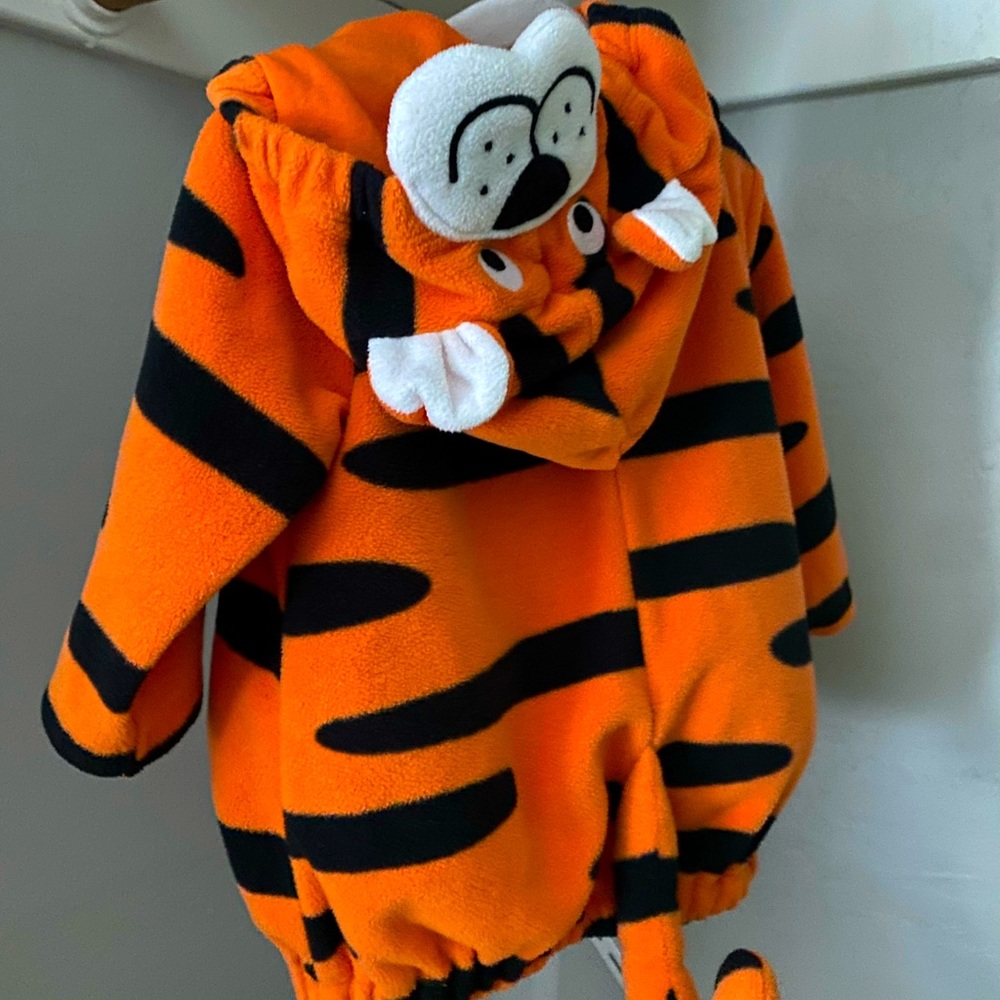 3-6 month Carter’s Tiger Halloween costume. Worn once last year.